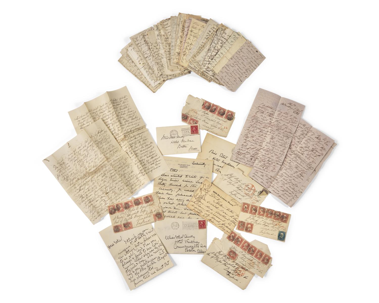 [Americana] [Philadelphia] Archive of Letters from Elizabeth Wilcocks Ingersoll to Bessie Mason Coles, ca. 1862-63