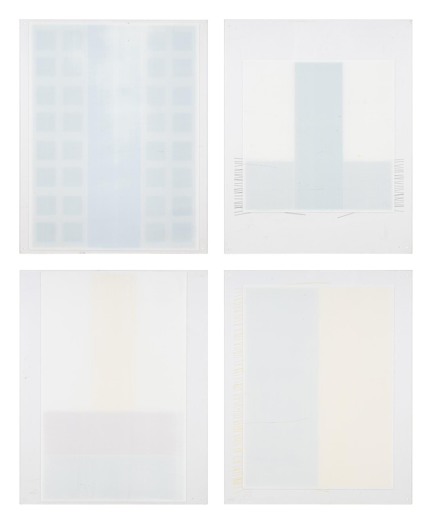 Screenprints A, B, C, D (from Jai-Alai ) (Four Works), 1969