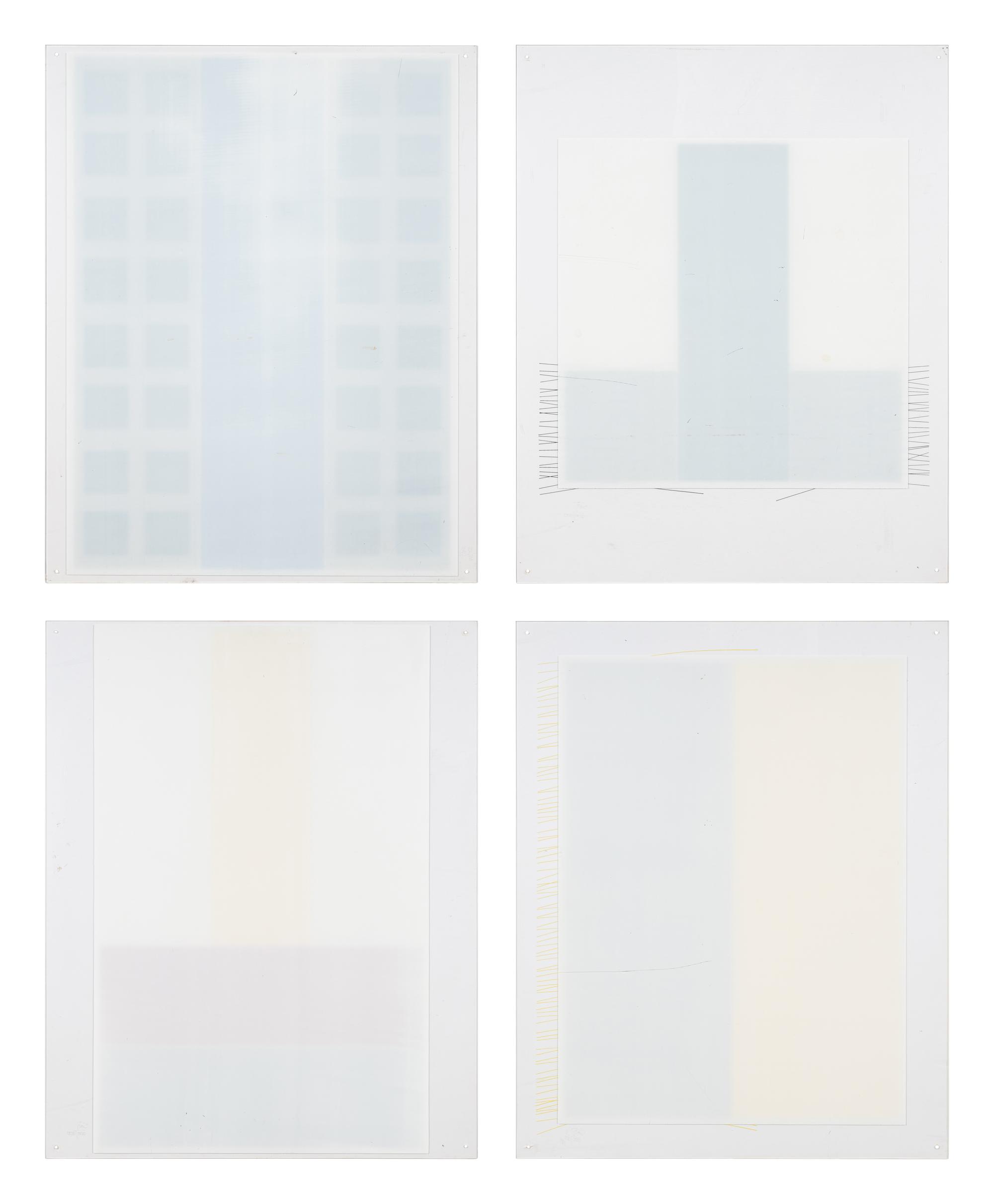 Screenprints A, B, C, D (from Jai-Alai ) (Four Works), 1969