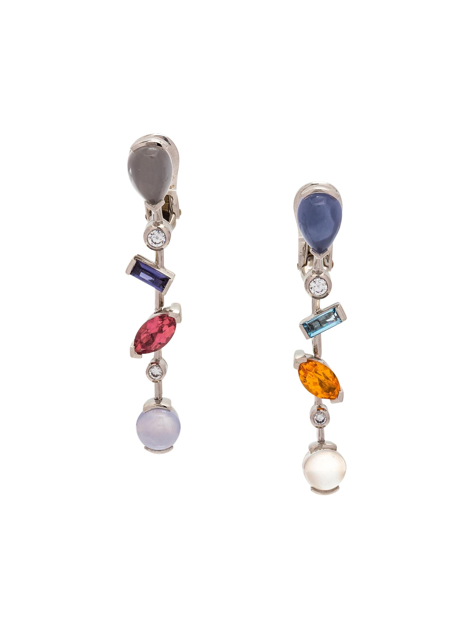 Cartier, 'Meli-Melo' Multigem Earrings