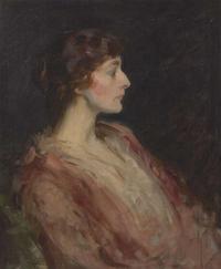 Gladys Lee Wiles (American, 1890–1984) - Profile of Miss De Guilbert