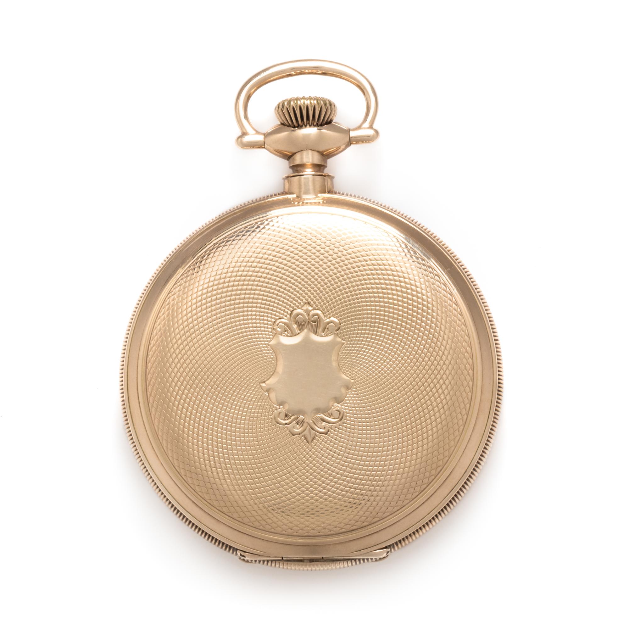 Howard, 14K Yellow Gold Hunter Case Pocket Watch, Circa 1907