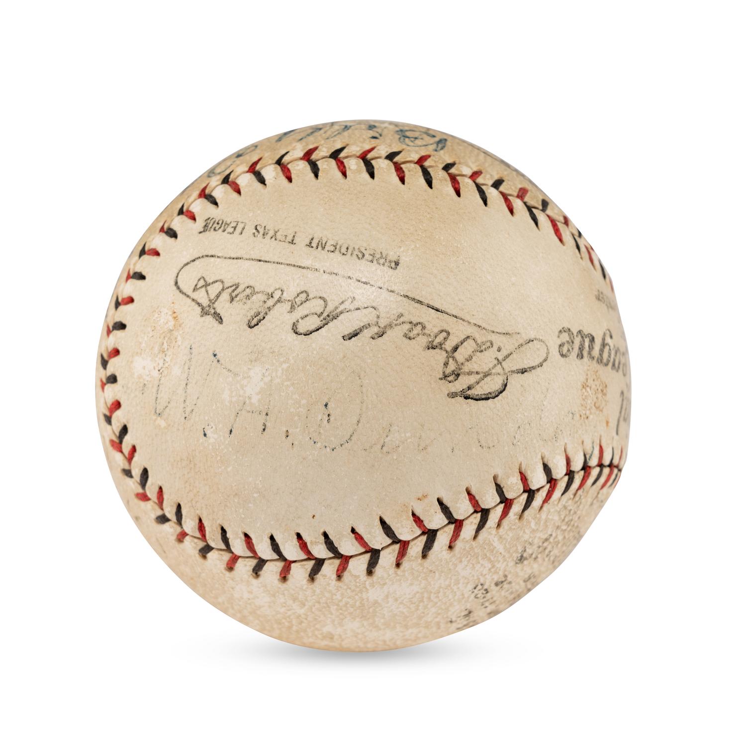 A Rare Billy Sunday Signed Autograph Baseball (Beckett Authentication Services)