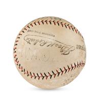 A Rare Billy Sunday Signed Autograph Baseball (Beckett Authentication Services)