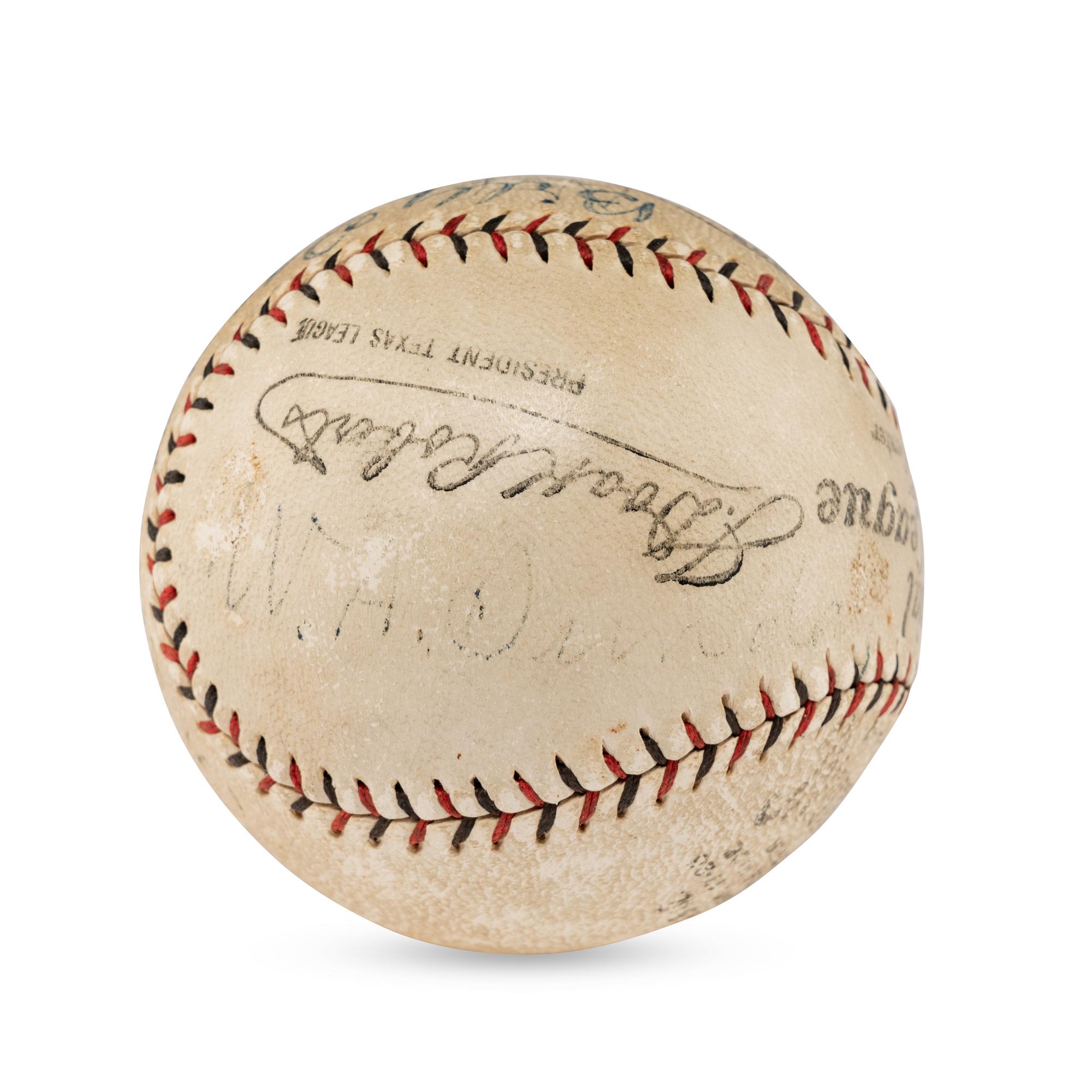 A Rare Billy Sunday Signed Autograph Baseball (Beckett Authentication Services)