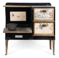 A Collection of Twelve Salesman Sample Stoves Height of average stove 8 inches. — 19TH AND 20TH CENTURY