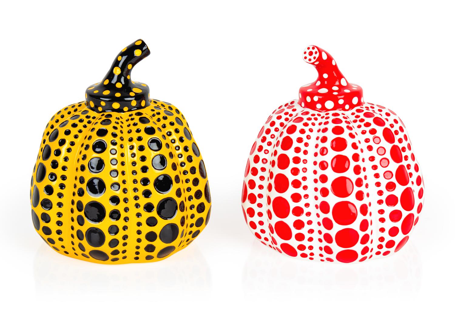 Yayoi Kusama (Japanese, b. 1929) Pumpkins (Yellow and Red),…