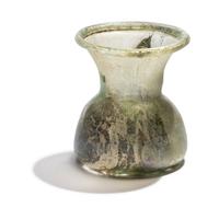 A Roman Pale Green Glass Vessel
