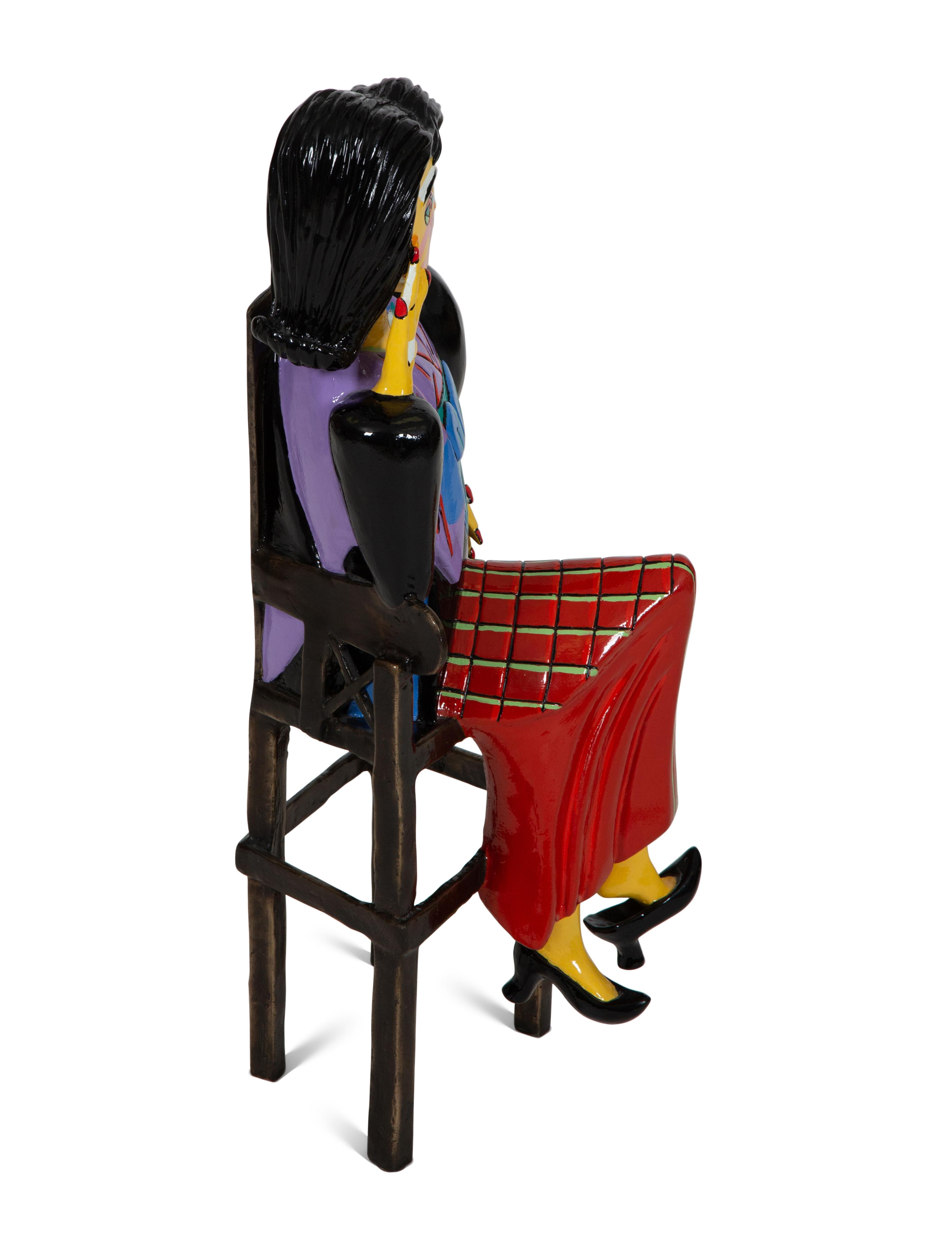 Seated Cubist Woman
