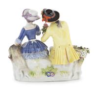 A Meissen Porcelain Figural Group