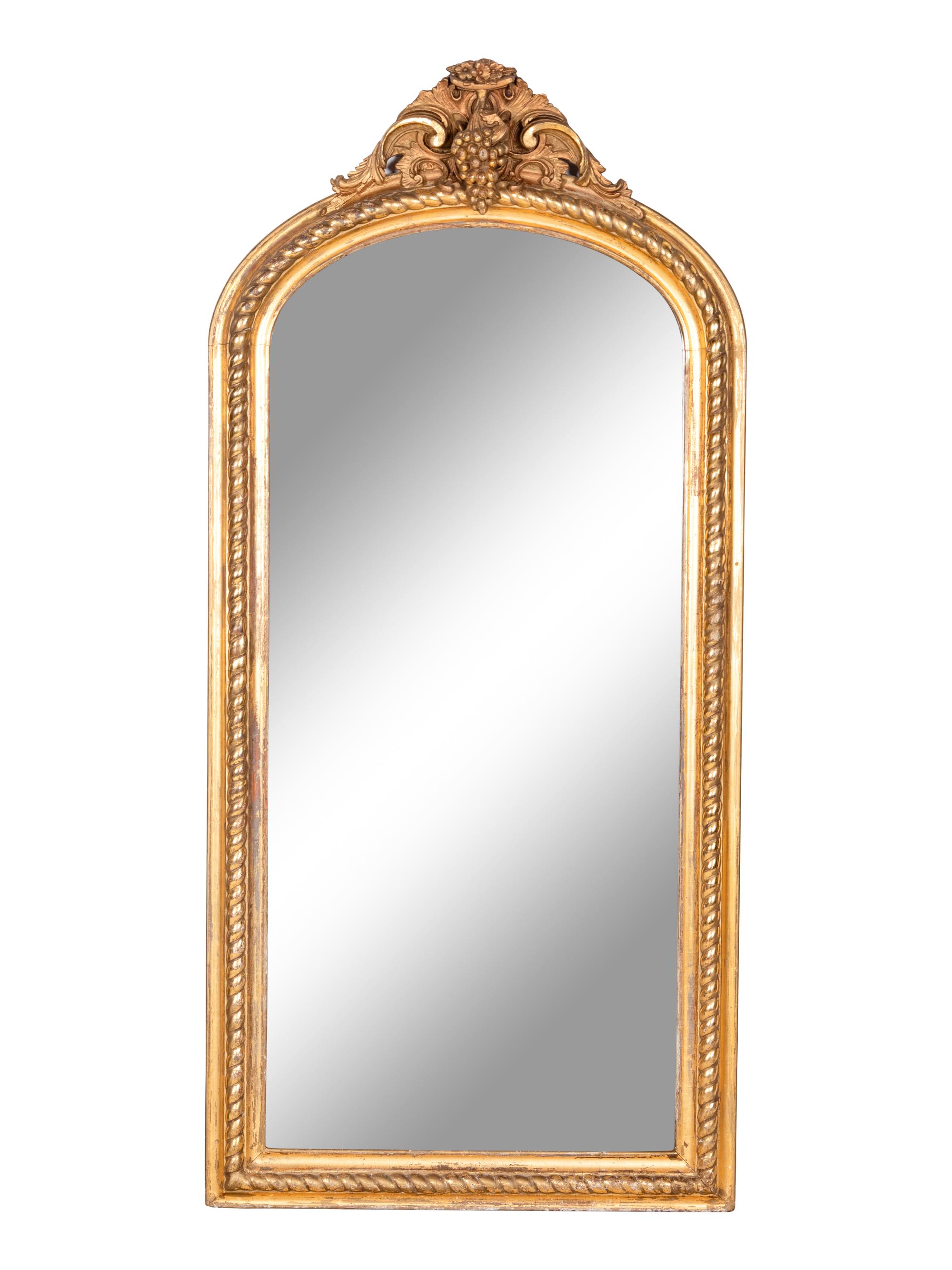 A French Giltwood Pier Mirror