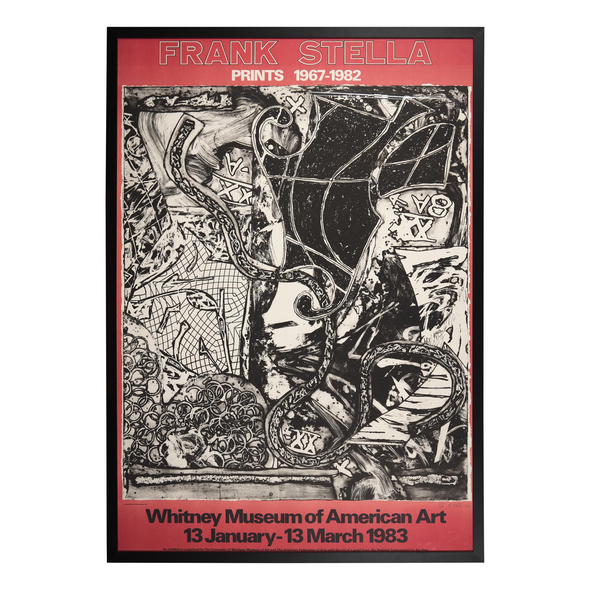 Frank Stella (American, 1936–2024) — Prints 1967-1982: Whitney Museum of American Art Exhibition Poster , 1983