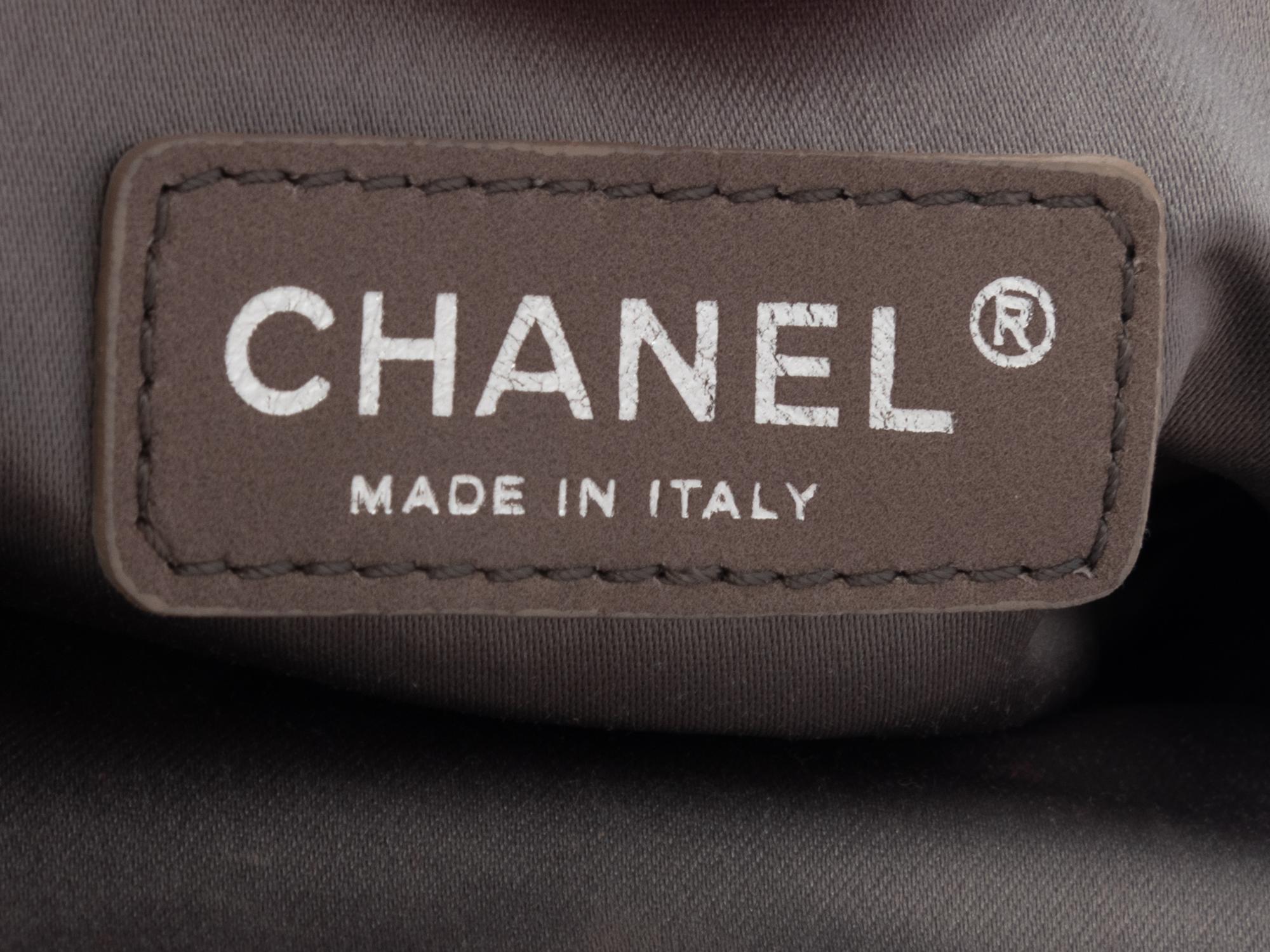 Chanel Die-Cut CC Metallic Leather Frame Clutch Bag, 2008-09