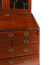 A George III Mahogany Secretary Bookcase