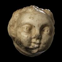 A Roman Marble Head of an Infant