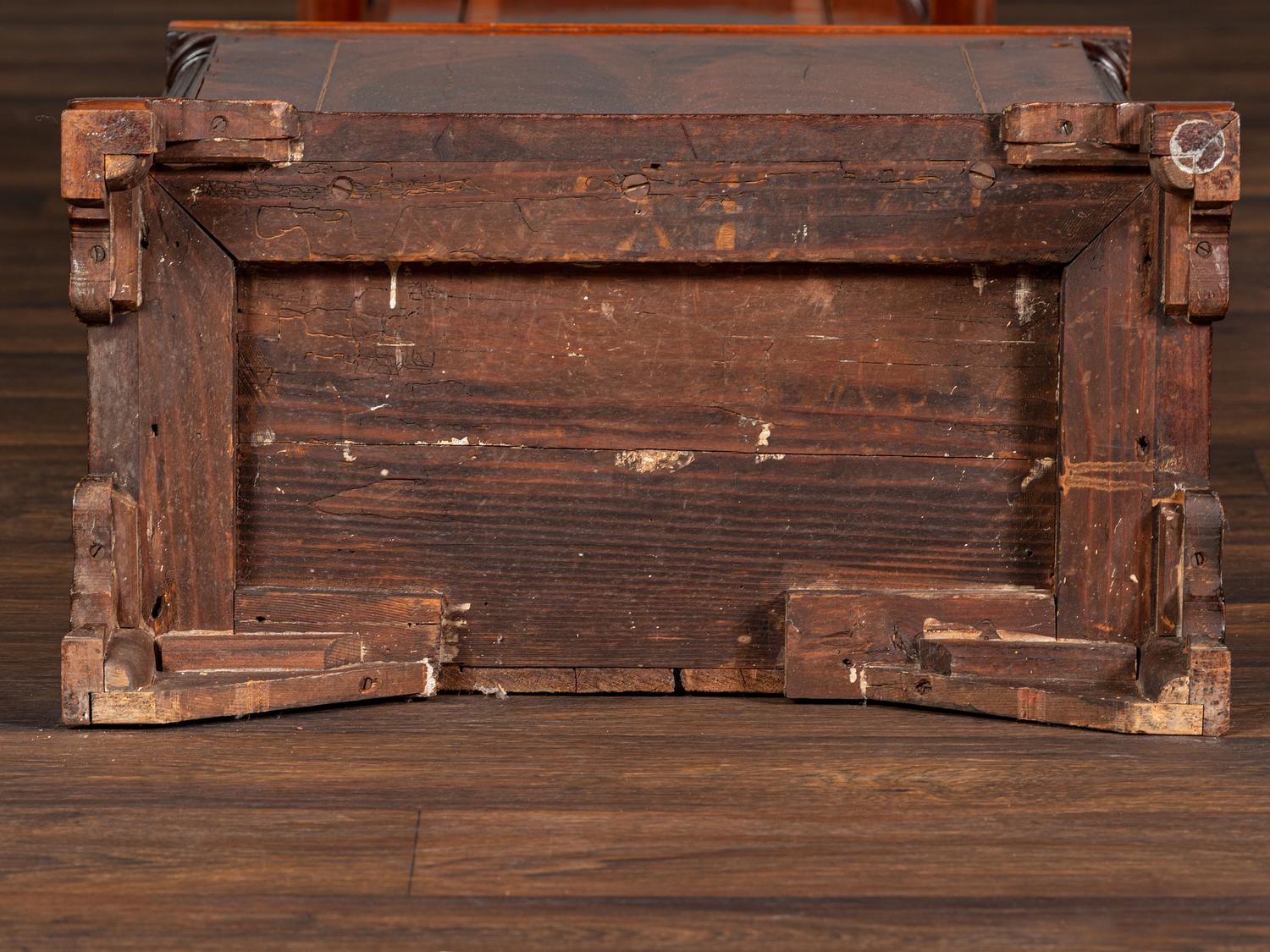 A Rare Federal Inlaid and Pierce-Carved Mahogany Tall Case Clock