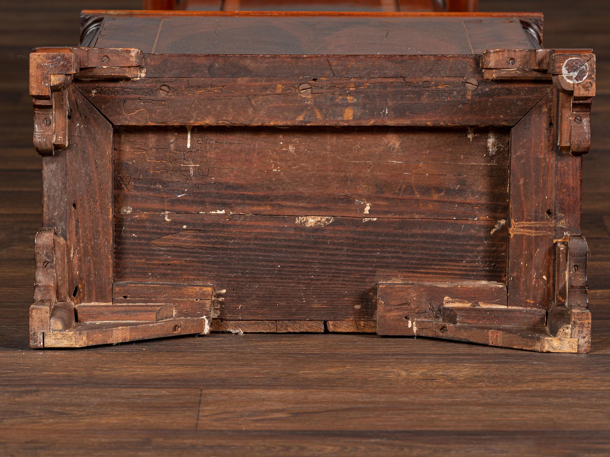 A Rare Federal Inlaid and Pierce-Carved Mahogany Tall Case Clock