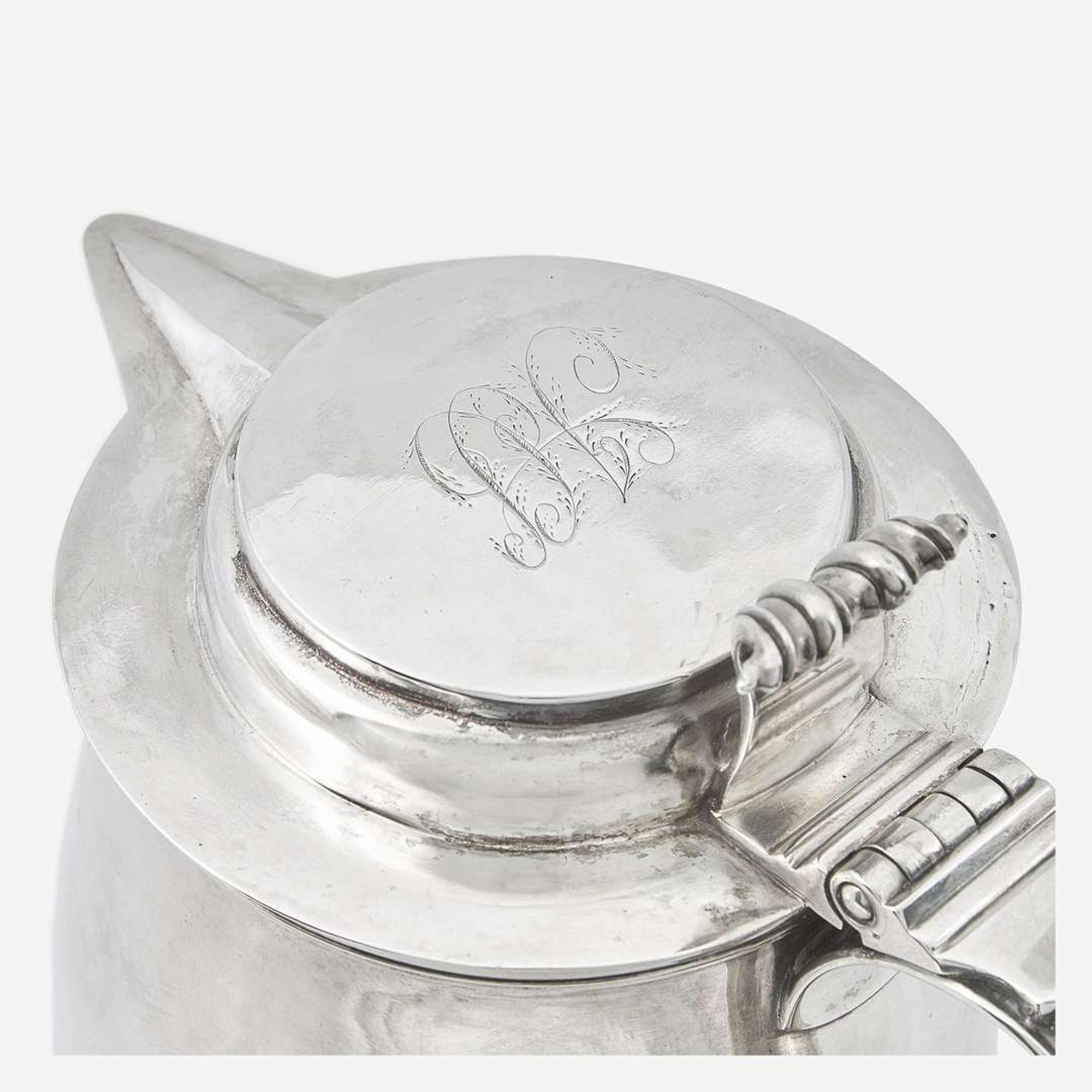 A silver covered pitcher William Van Beuren (1767-1832), New York, NY and Newark, NJ, circa 1795
