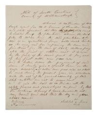 [RECONSTRUCTION]. A pair of crop liens for South Carolina farmers. 1874, 1904.