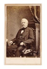 (FILLMORE, MILLARD) Reports of Explorations and Surveys... Washington, 1855. Vol. 1 only. Signed by Fillmore, with CDV laid in.