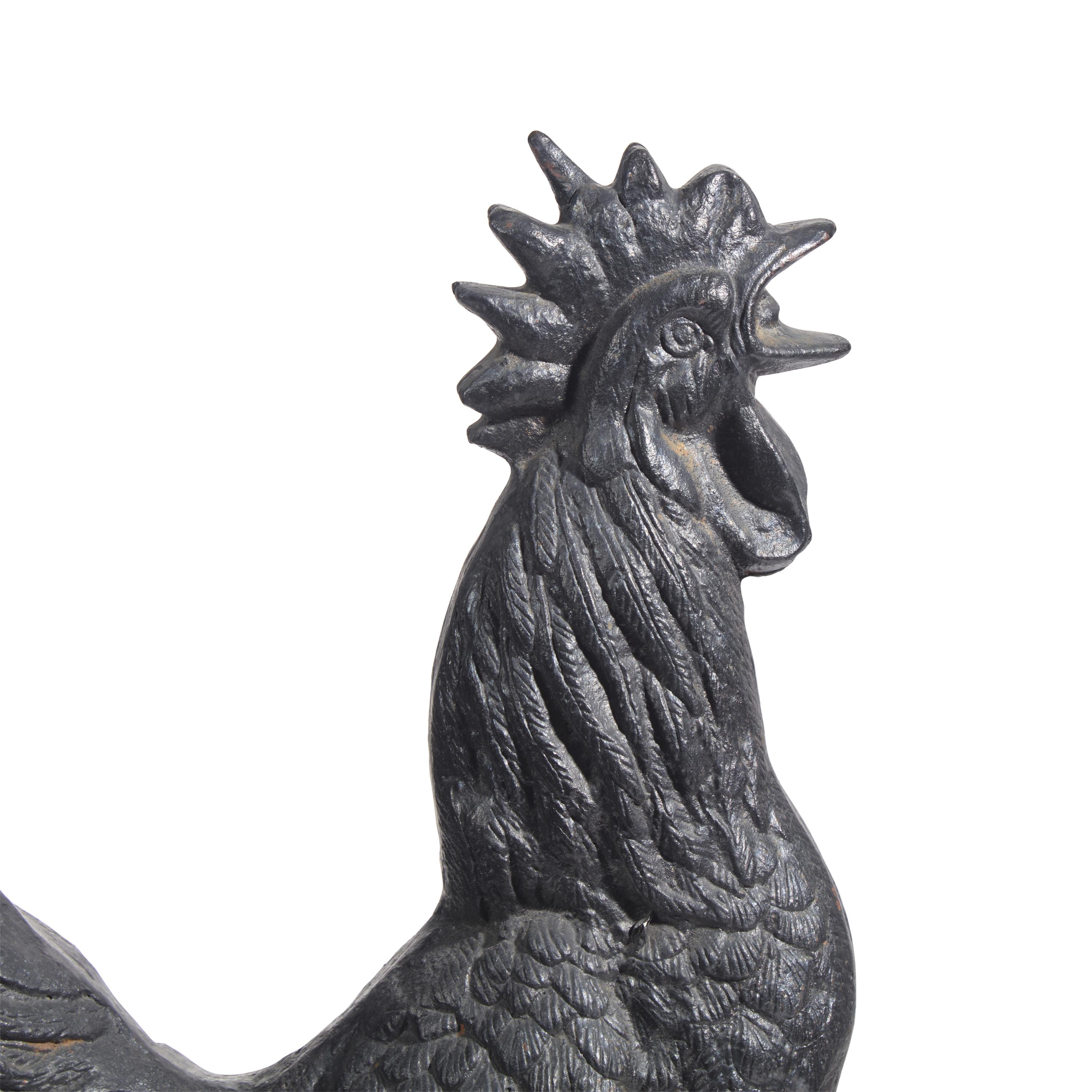 A Pair of Cast Iron Roosters