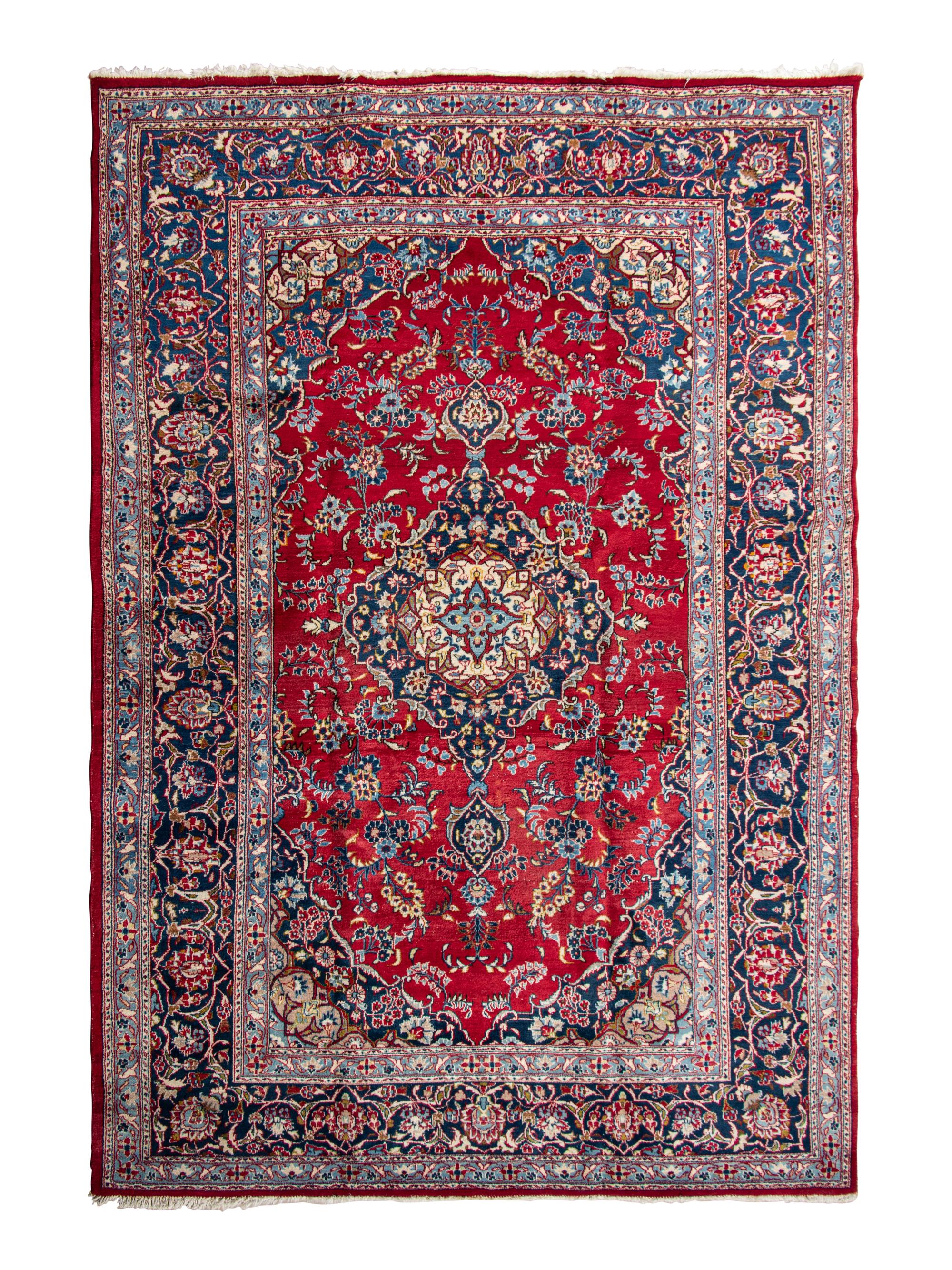 A Kashan Wool Rug