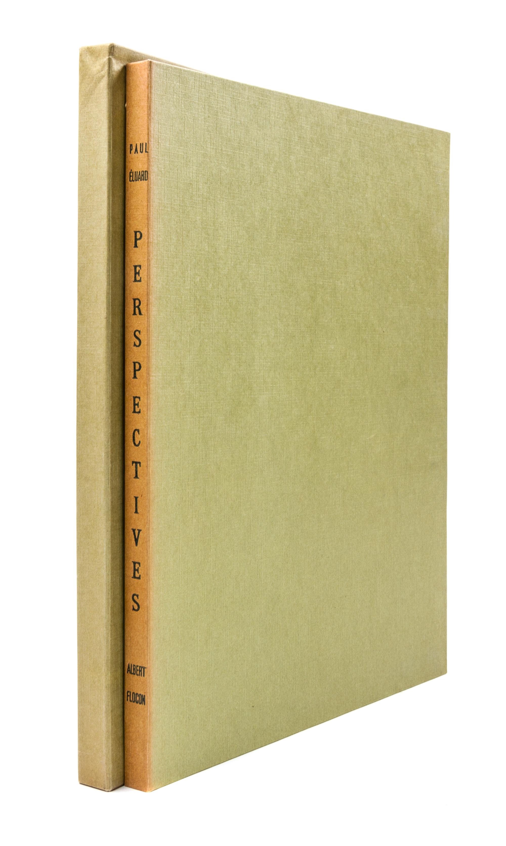 (FLOCON, ALBERT) ELUARD, PAUL. Perspectives. Paris, 1949. Limited.
