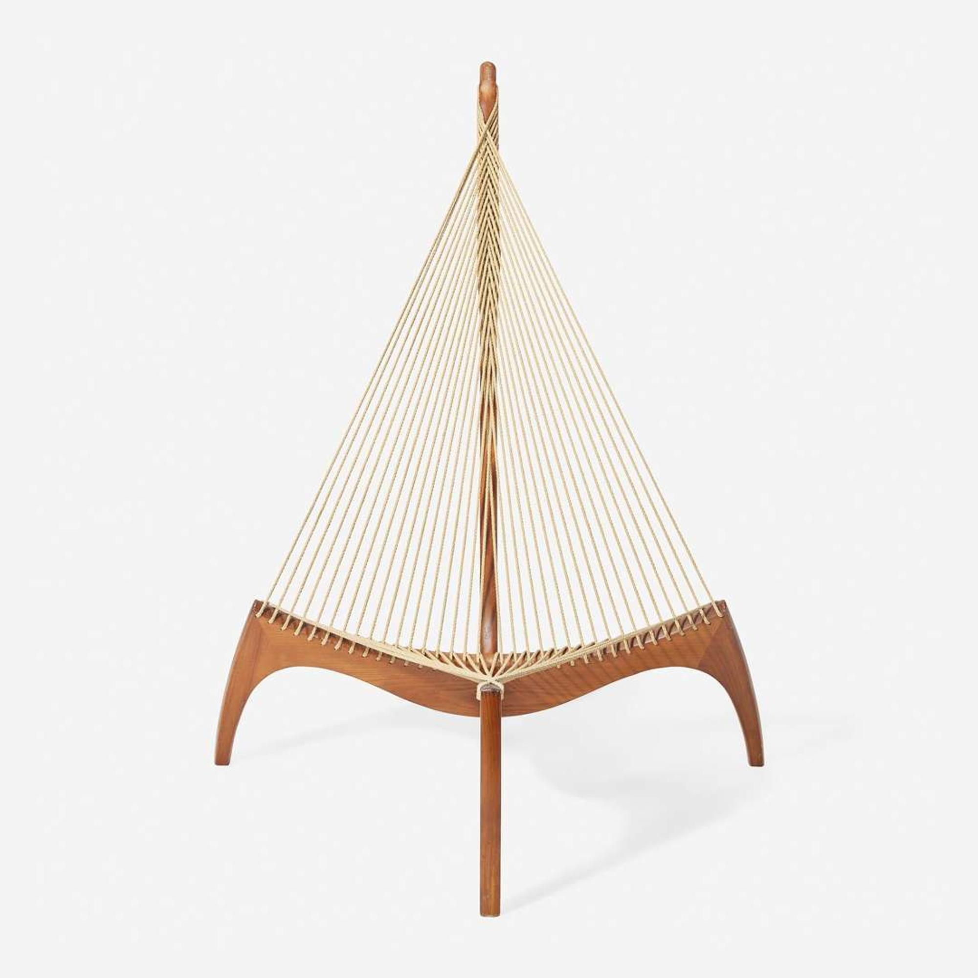 Jørgen Høvelskov (Danish, 1935-2005) "Harp" Chair, Jørgen Christensens Snedkeri, Denmark, Designed 1968