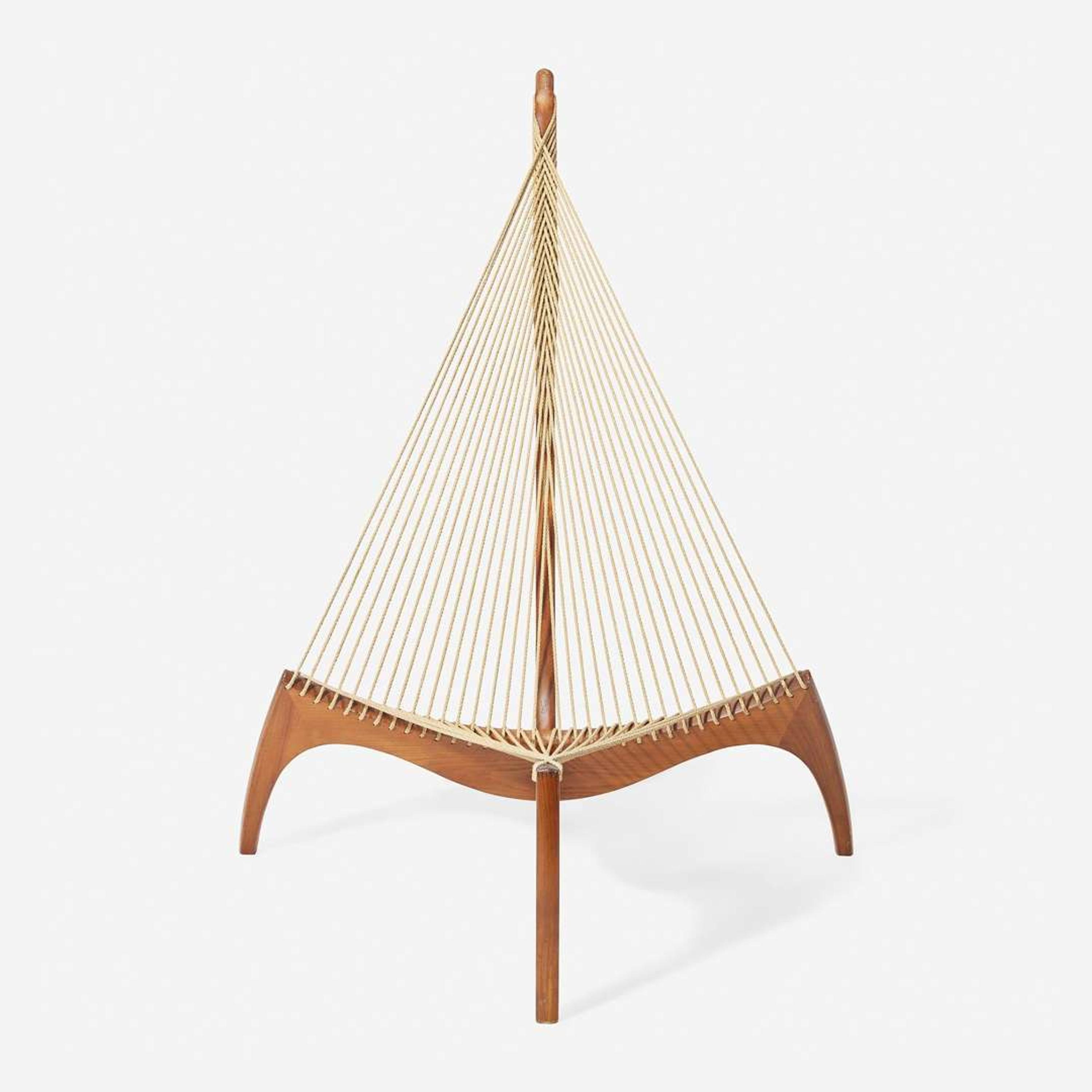 Jørgen Høvelskov (Danish, 1935-2005) "Harp" Chair, Jørgen Christensens Snedkeri, Denmark, Designed 1968