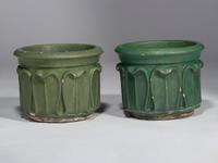 Two Matte Glazed Architectural Jardinières, 1905