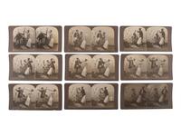 [EARLY PHOTOGRAPHY -- STEREOVIEWS]. A large and diverse group of more than 250 stereoviews highlighted by French tissue stereoviews, comprising: