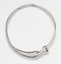 A Sterling Silver Parrot Motif Collar Necklace, TANE, 64.20 dwts.