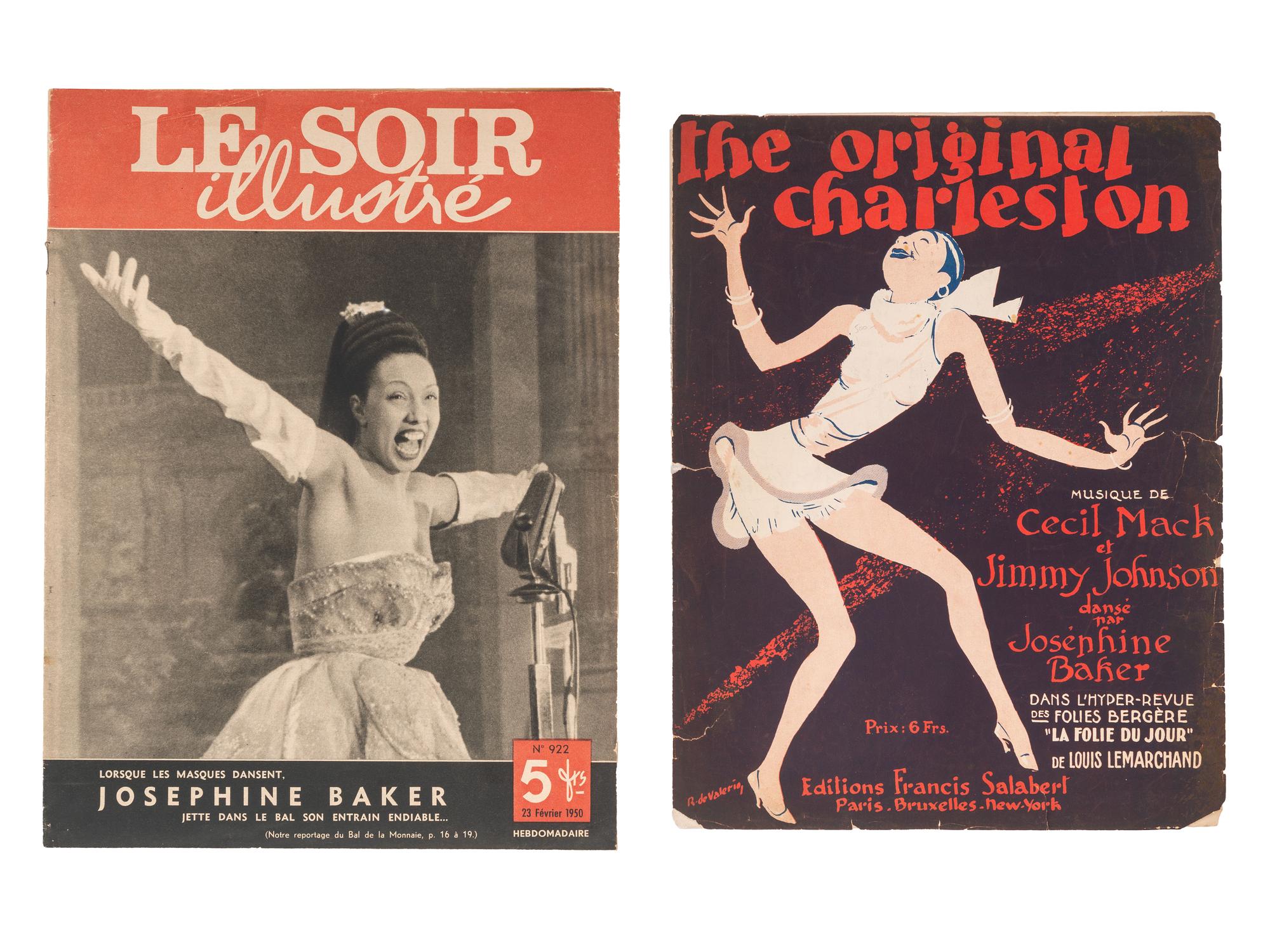 [BAKER, Josephine (1906-1975)]. A collection of vintage ephemera related to Baker and her performances.