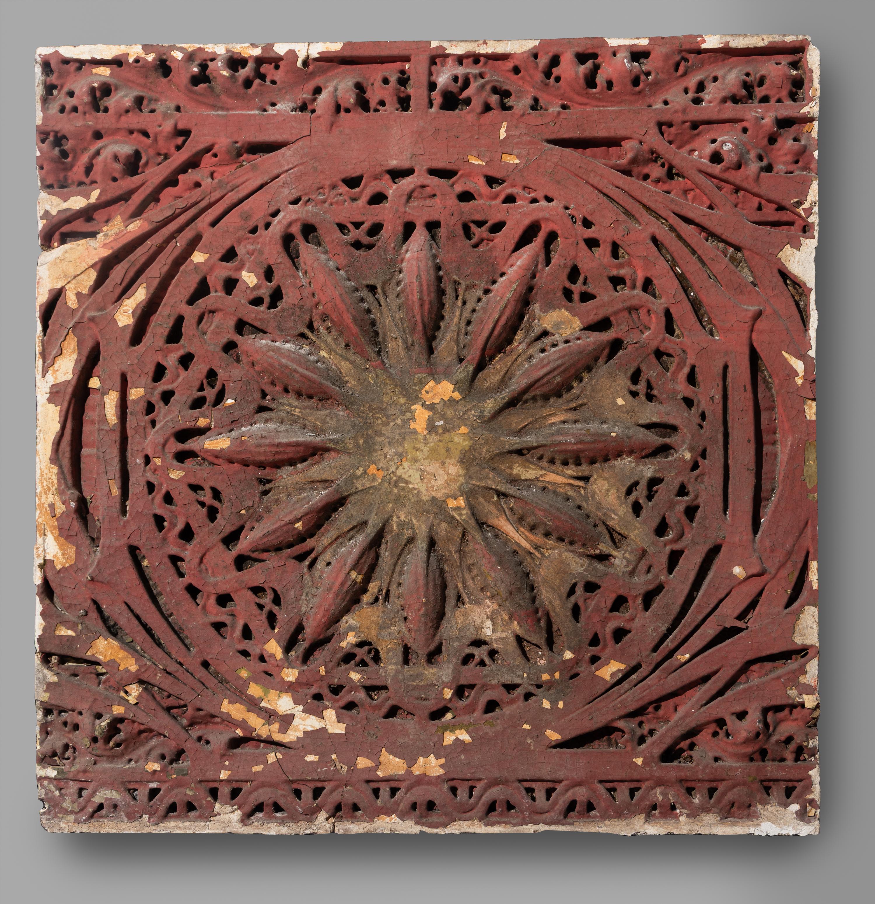 Louis Sullivan (American, 1856– 1924) — Plaster Panel from the Garrick Theater by Adler & Sullivan, 1891