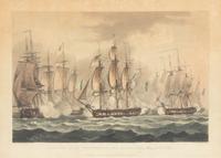A Set of Twenty-One English Hand-Colored Maritime Engravings