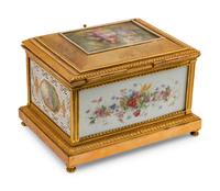 A French Gilt-Bronze-Mounted Porcelain Casket — LATE 19TH CENTURY