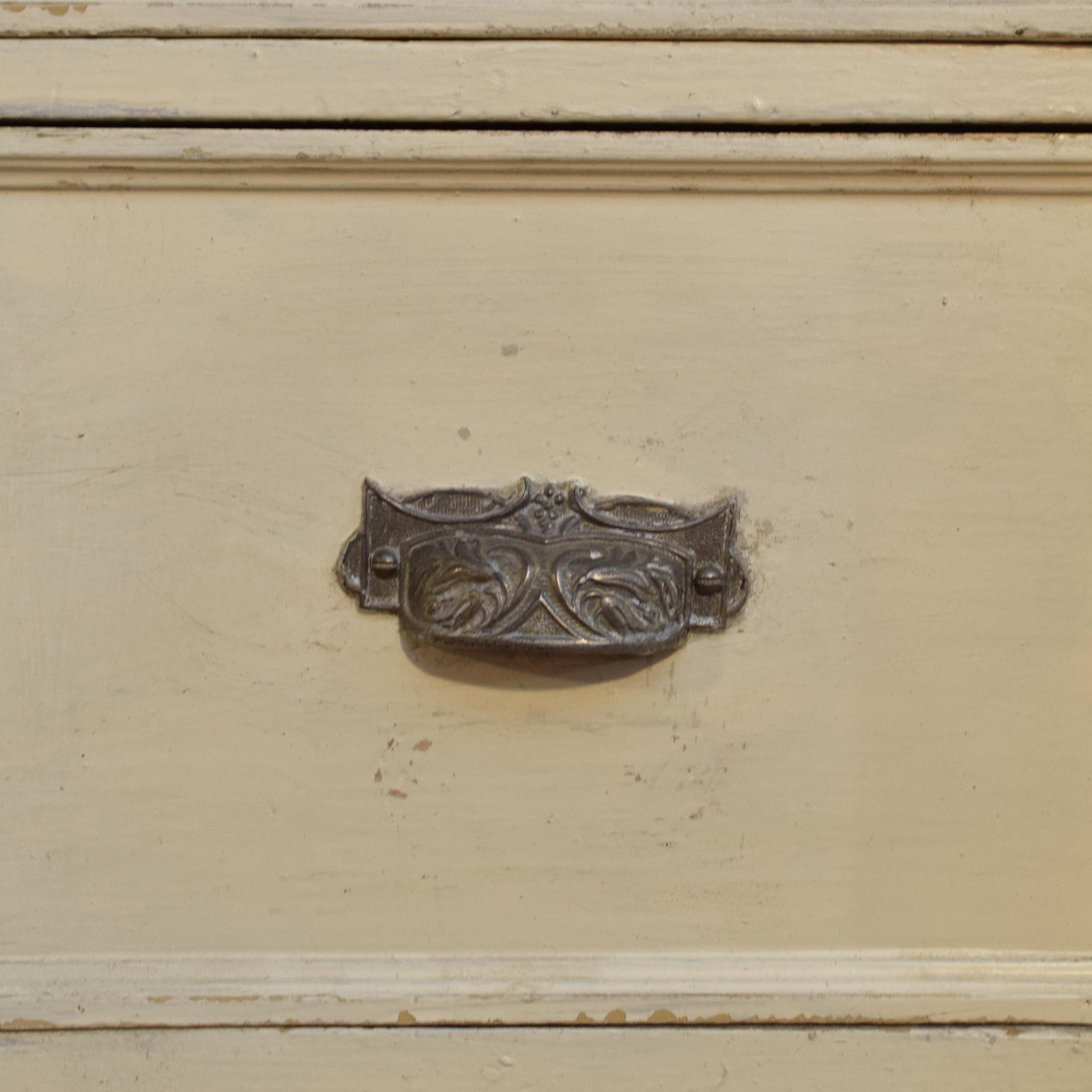 A Painted Multi-Drawer Cabinet 87" W x 14" D x 101" H — Italy, Early 20th Century