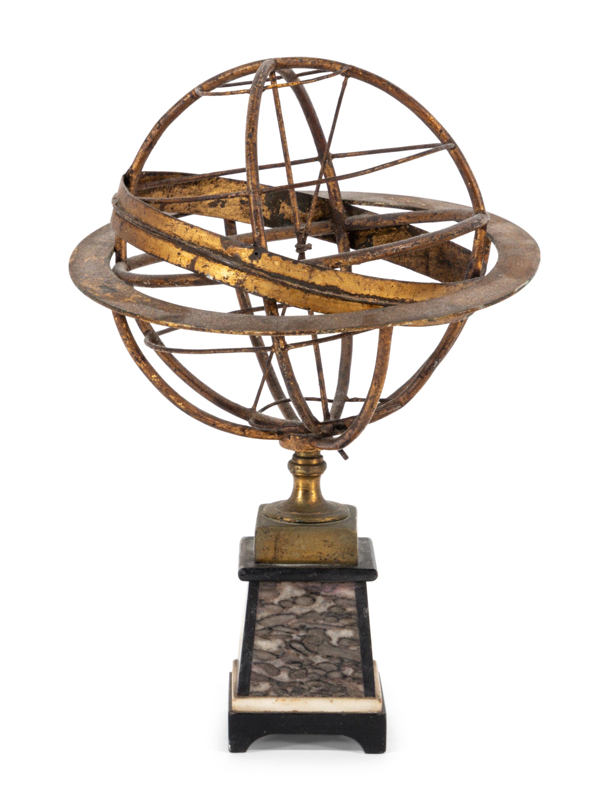 A Gilt Metal Armillary Sphere