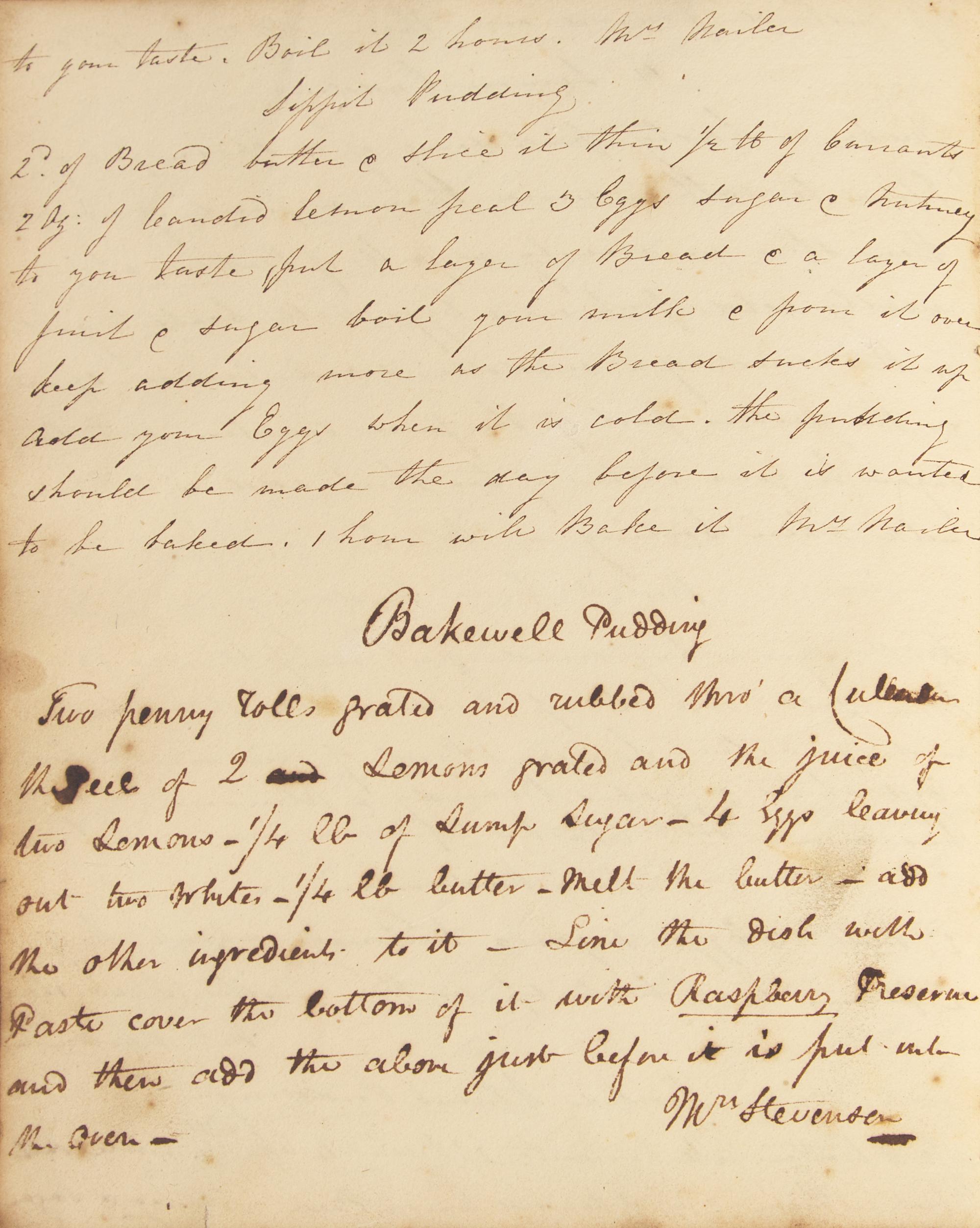 [Food & Drink] Group of 5 Manuscript Recipe Books