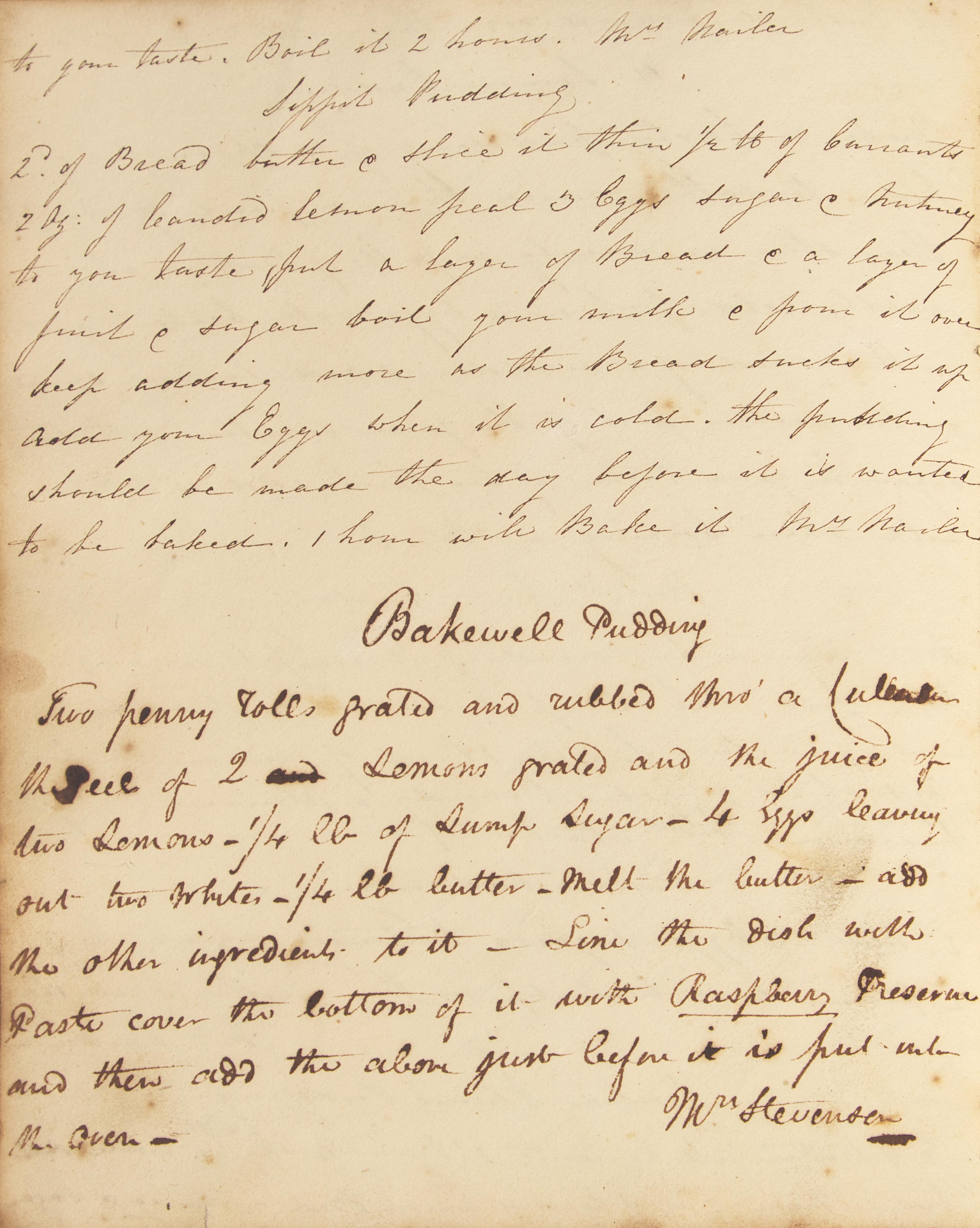 [Food & Drink] Group of 5 Manuscript Recipe Books