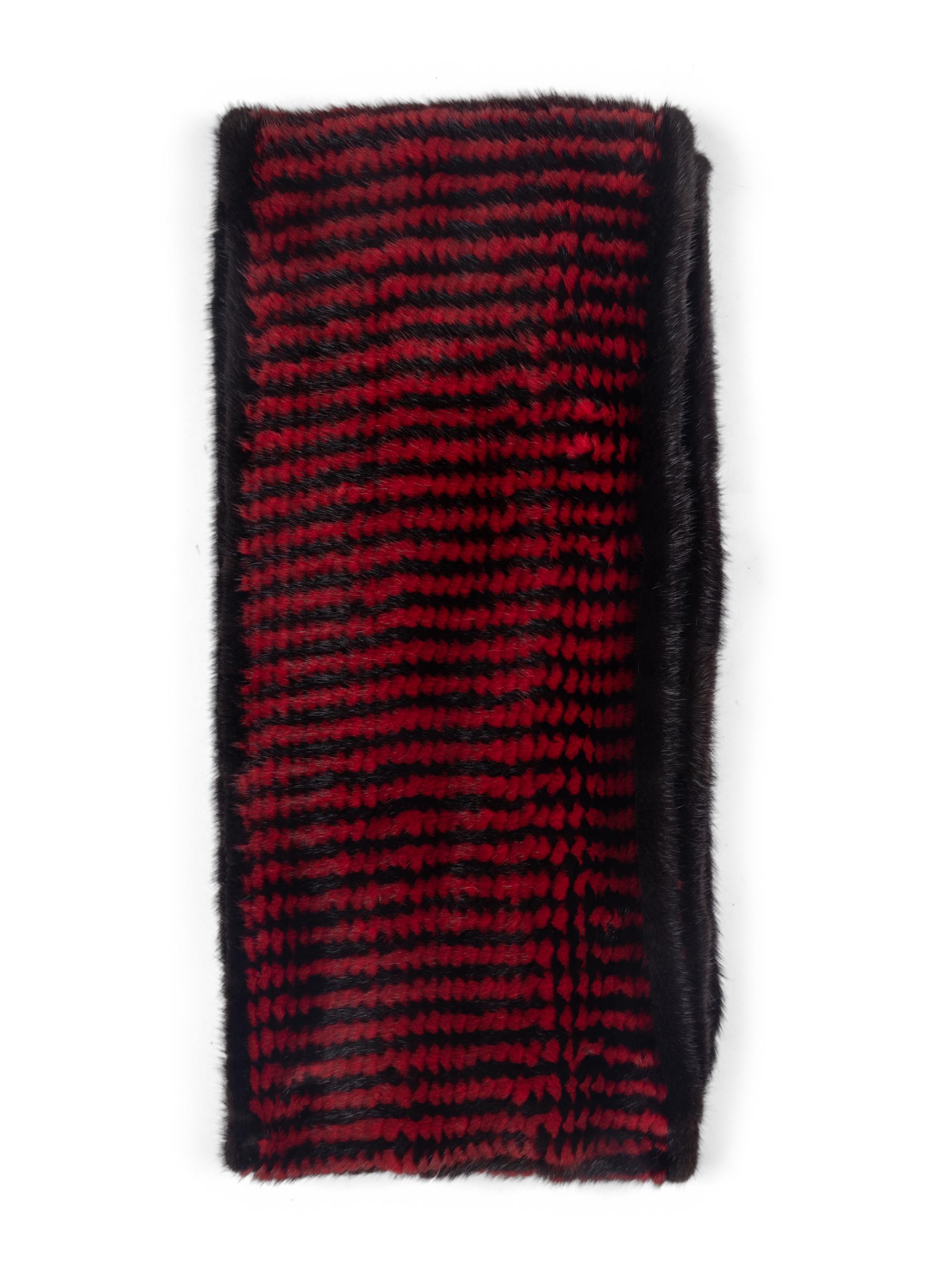 J. Mendel Knitted Mink Scarf