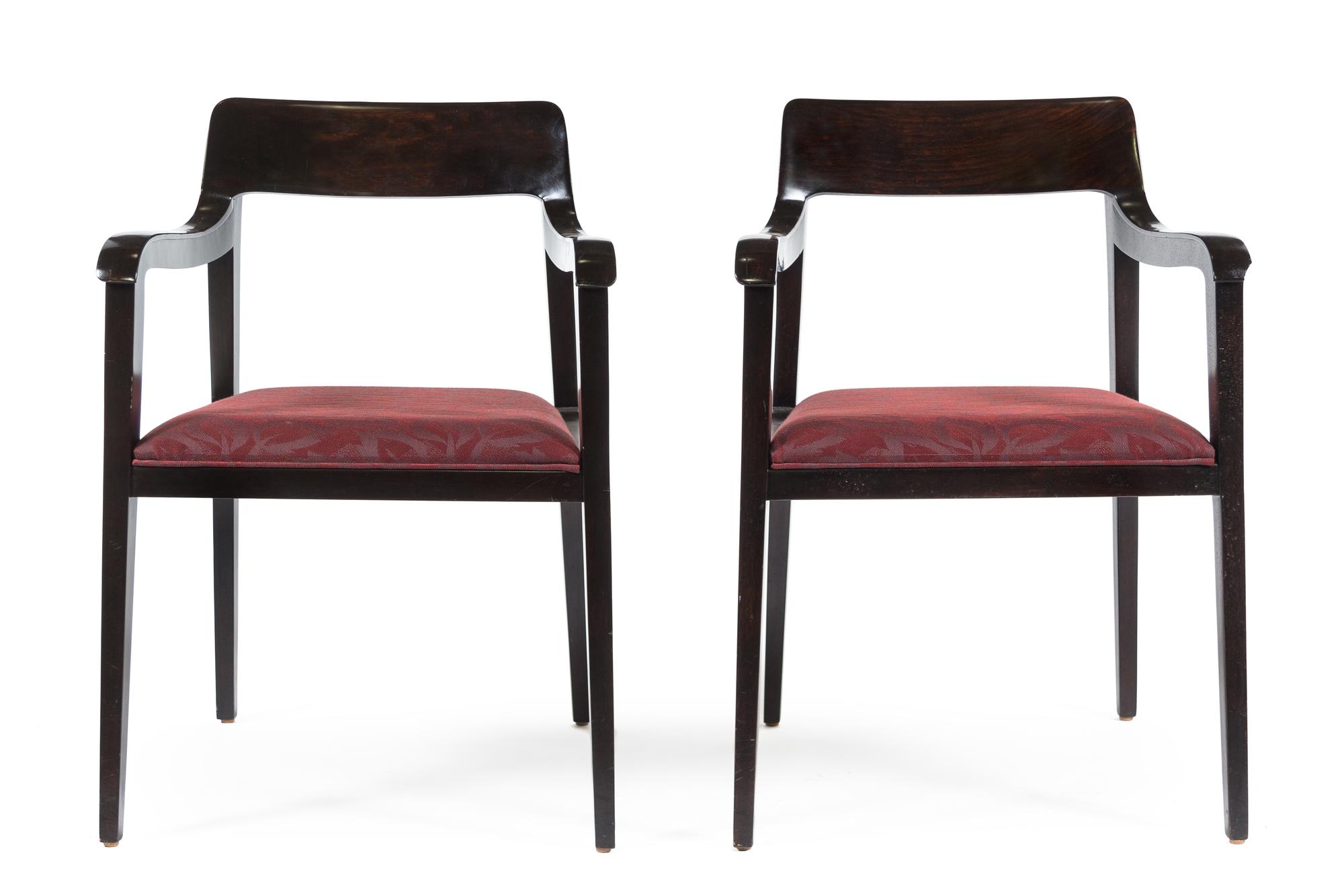 Edward Wormley (American, 1907-1995), DUNBAR, c. 1947, a pair of Riemerschmid armchairs, model no. 4797