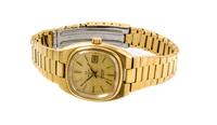 A Gold Tone and Stainless Steel Seamaster Wristwatch, Omega,