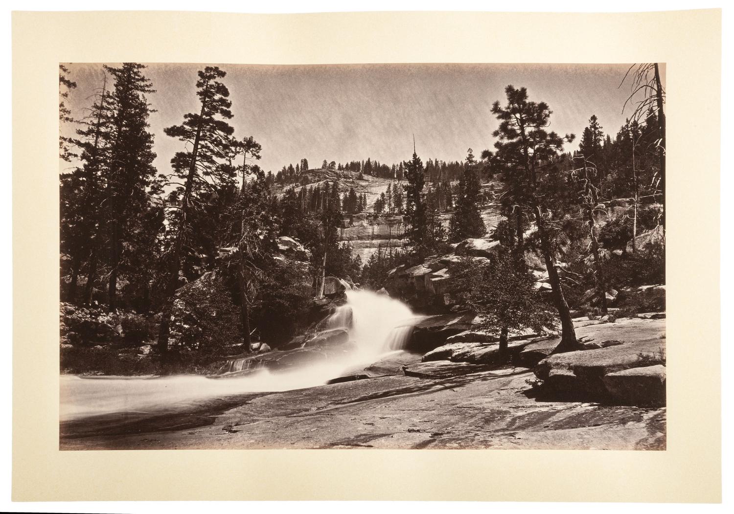 WATKINS, Carleton (1829-1916), photographer. Yo-semite Valley: Photographic Views of the Falls and Valley of Yo-semite in Mariposa County, California. San Francisco: N.p., 1863.