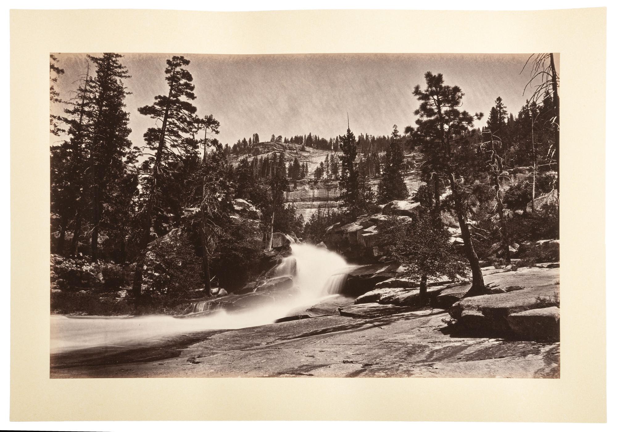 WATKINS, Carleton (1829-1916), photographer. Yo-semite Valley: Photographic Views of the Falls and Valley of Yo-semite in Mariposa County, California. San Francisco: N.p., 1863.
