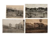 [POSTCARDS]. A group of 101 international RPPCs and photographs.