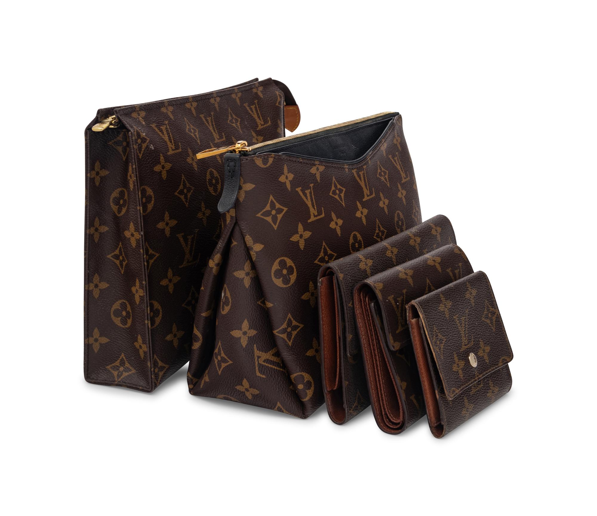 A Collection of Five Louis Vuitton Monogram Accessories
