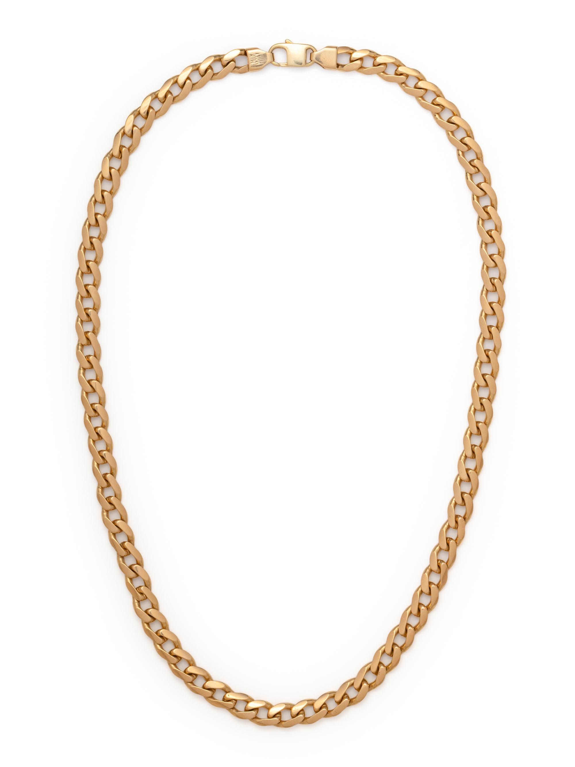 YELLOW GOLD NECKLACE