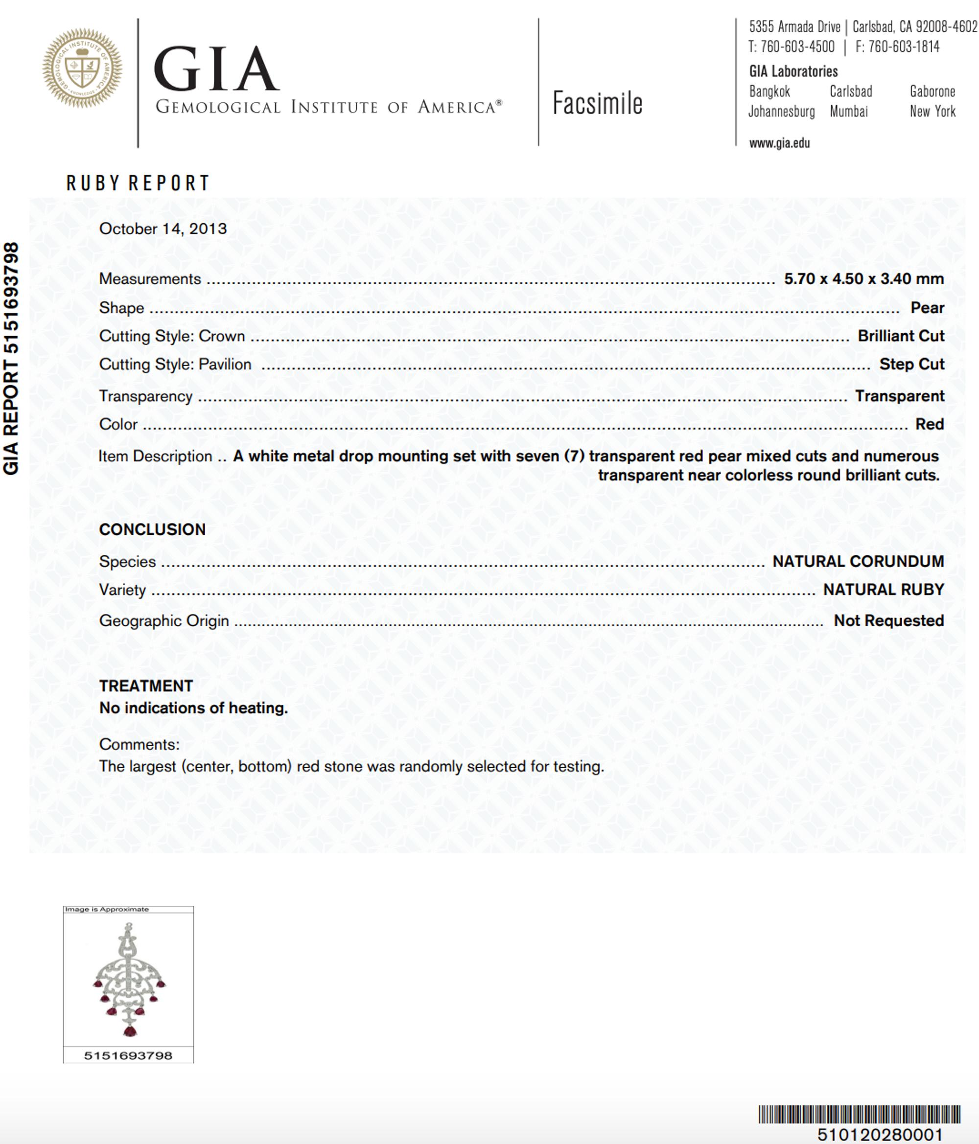 RUBY AND DIAMOND EARRINGS