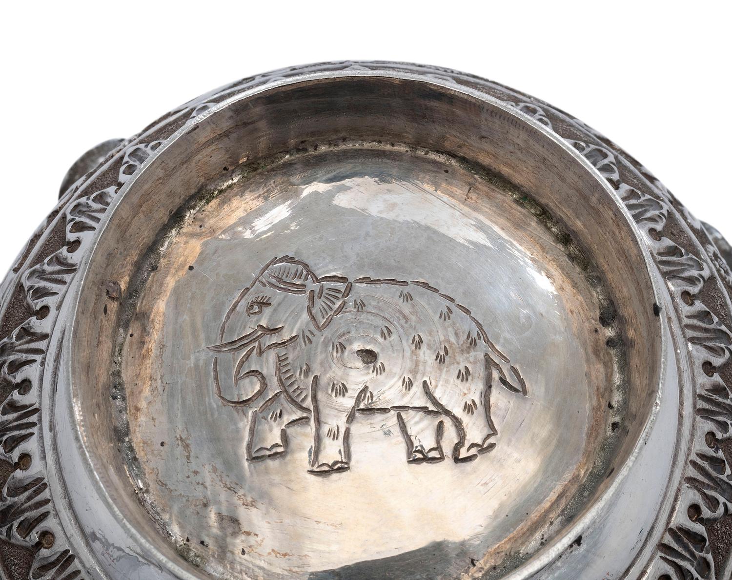 A Chinese Export Silver Cann and Four Indo-Persian Vessels